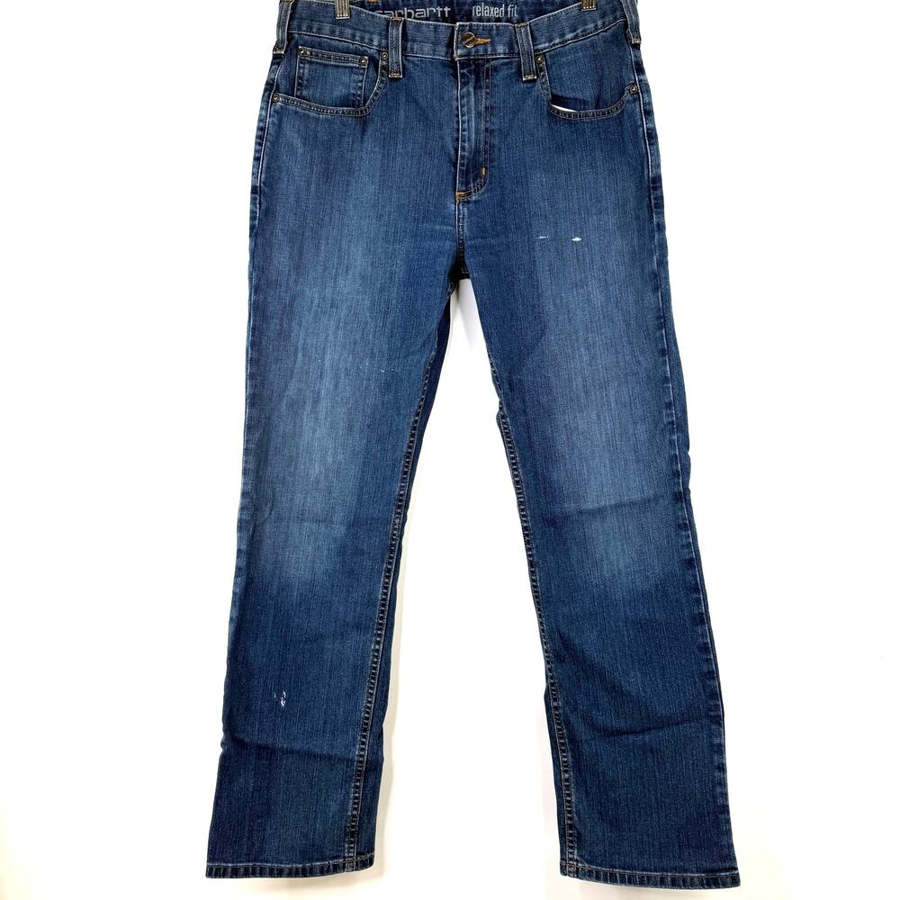 Carhartt Men's Relaxed Fit Rugged Flex Denim Jeans Size 34